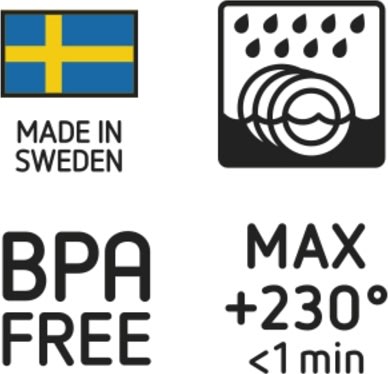 GastroMax Opøserske, sort, plast, 27 cm.