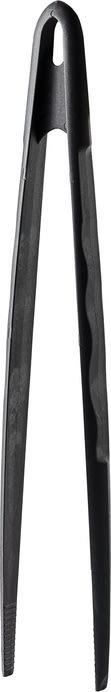 GastroMax Stegepincet, sort, plast, 29 cm.
