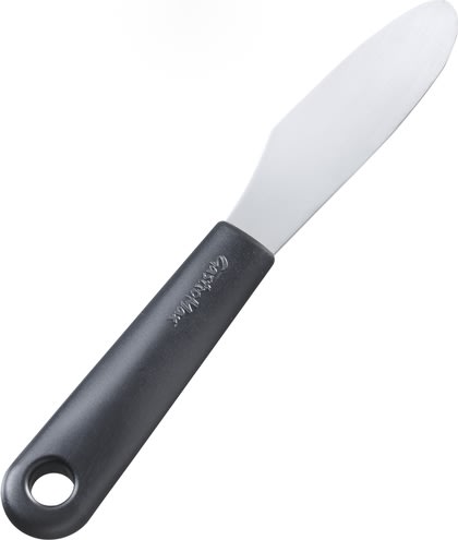 GastroMax Smørkniv, sort/stål, 22 cm.