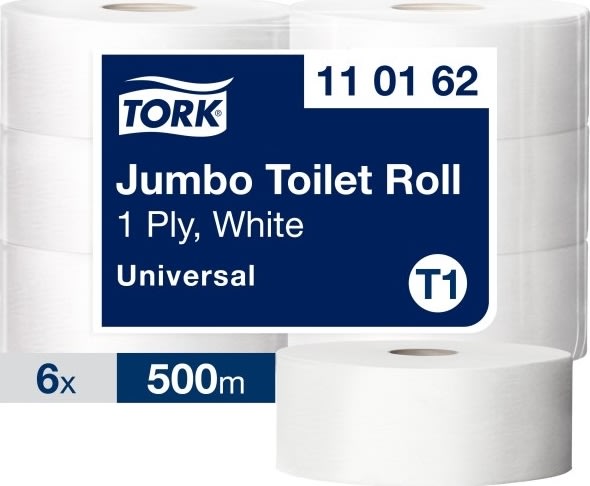 Tork T1 Advanced Jumbo Toiletpapir, 1-lag