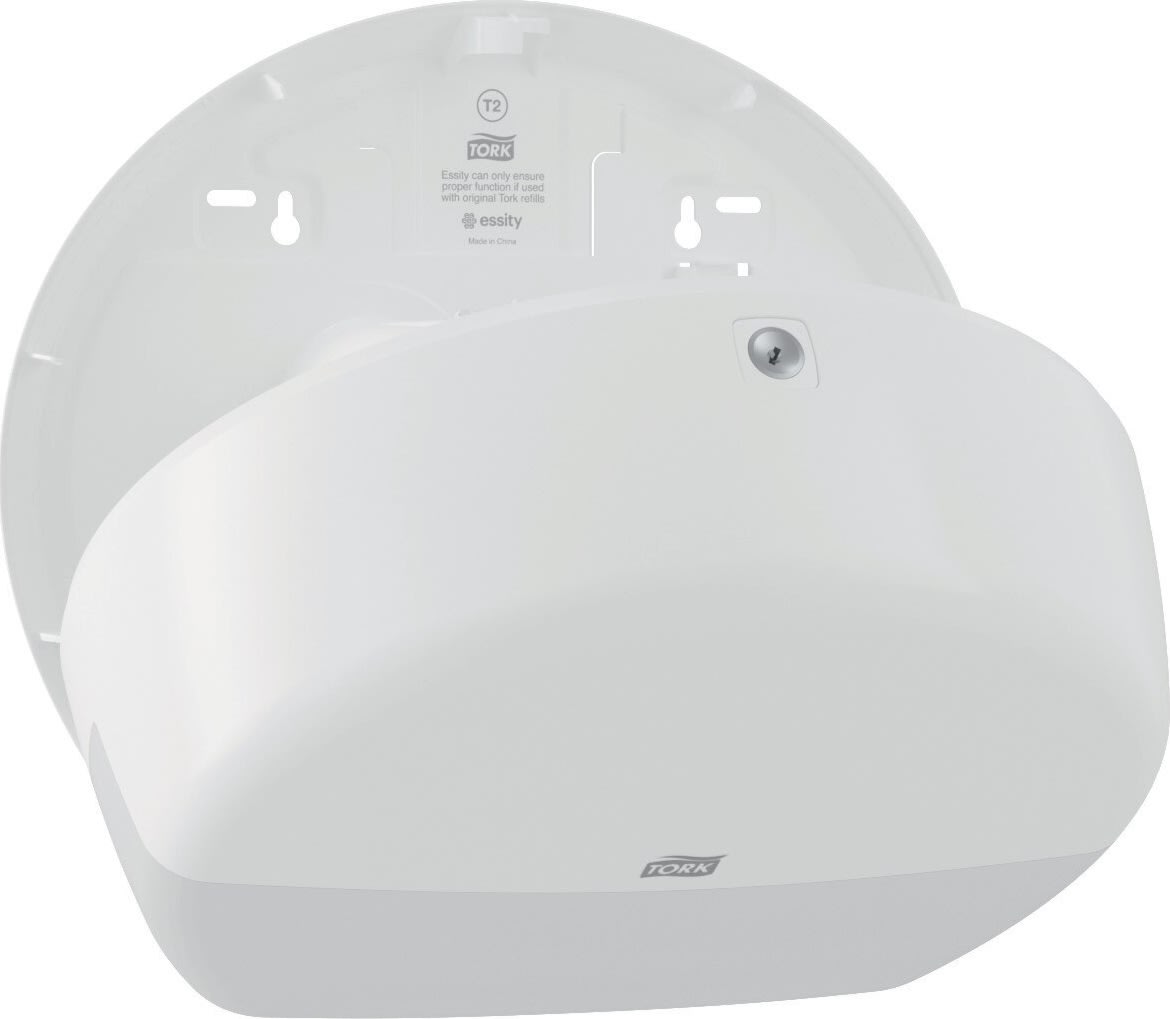 Tork T2 Dispenser Mini Jumbo Toiletpapir, Hvid