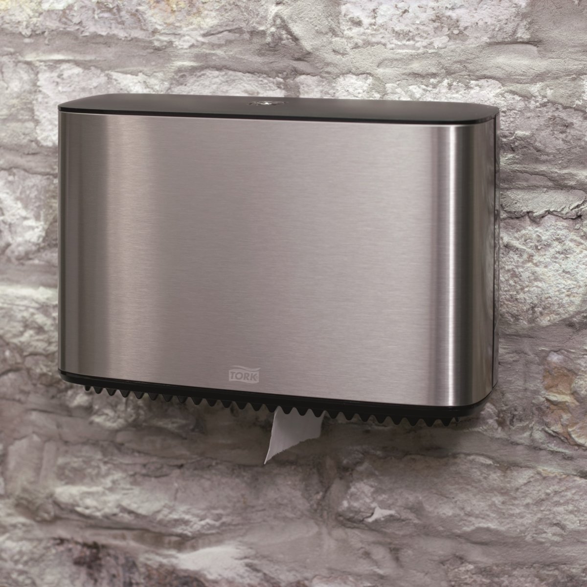 Tork T2 Dispenser Mini Jumbo Toiletpapir, Stål