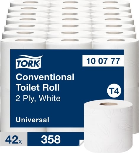 Tork T4 Universal Toiletpapir | 2-lag | 42 rl