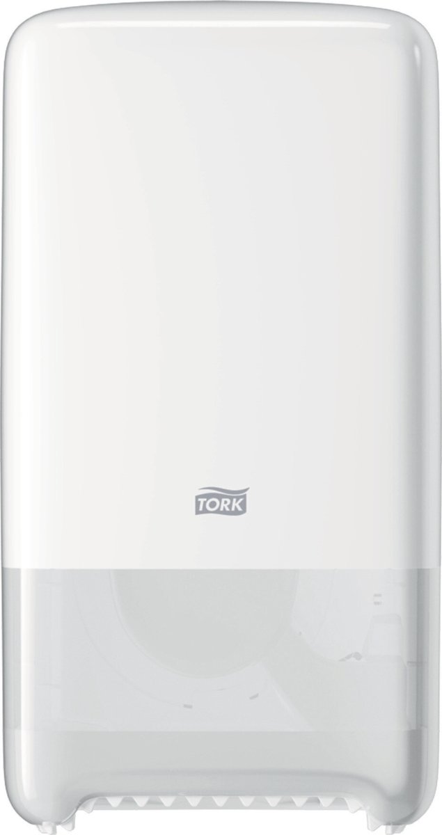 Tork T6 Twin Dispenser Toiletpapir, Hvid