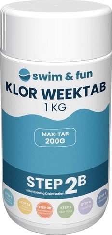 Klor WeekTab 200 g, 1 kg