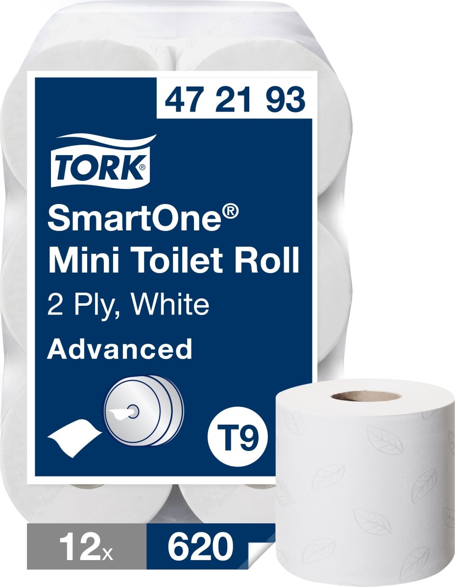 Tork T9 Advanced SmartOne Toiletpapir 2-lag 12 rl