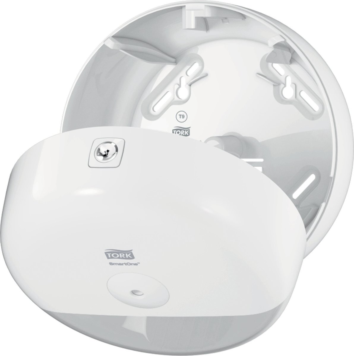 Tork T9 SmartOne Mini Dispenser Toiletpapir, Hvid