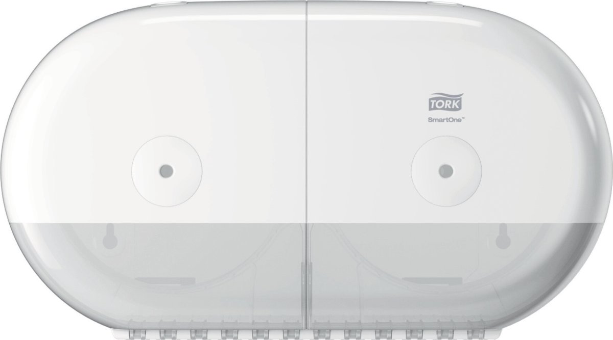 Tork T9 SmartOne Twin Dispenser Toiletpapir, Hvid