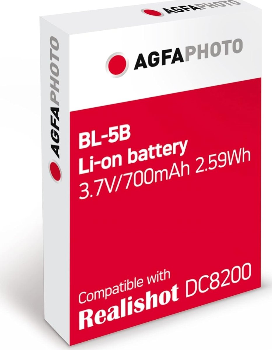 AgfaPhoto BL-5B Batteri til DC8200