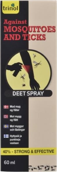 Trinol DEET spray (40%) mod myg, 60 ml
