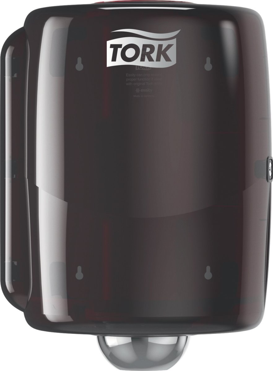 Tork W2 Maxi Dispenser Aftørringspapir, Sort/rød