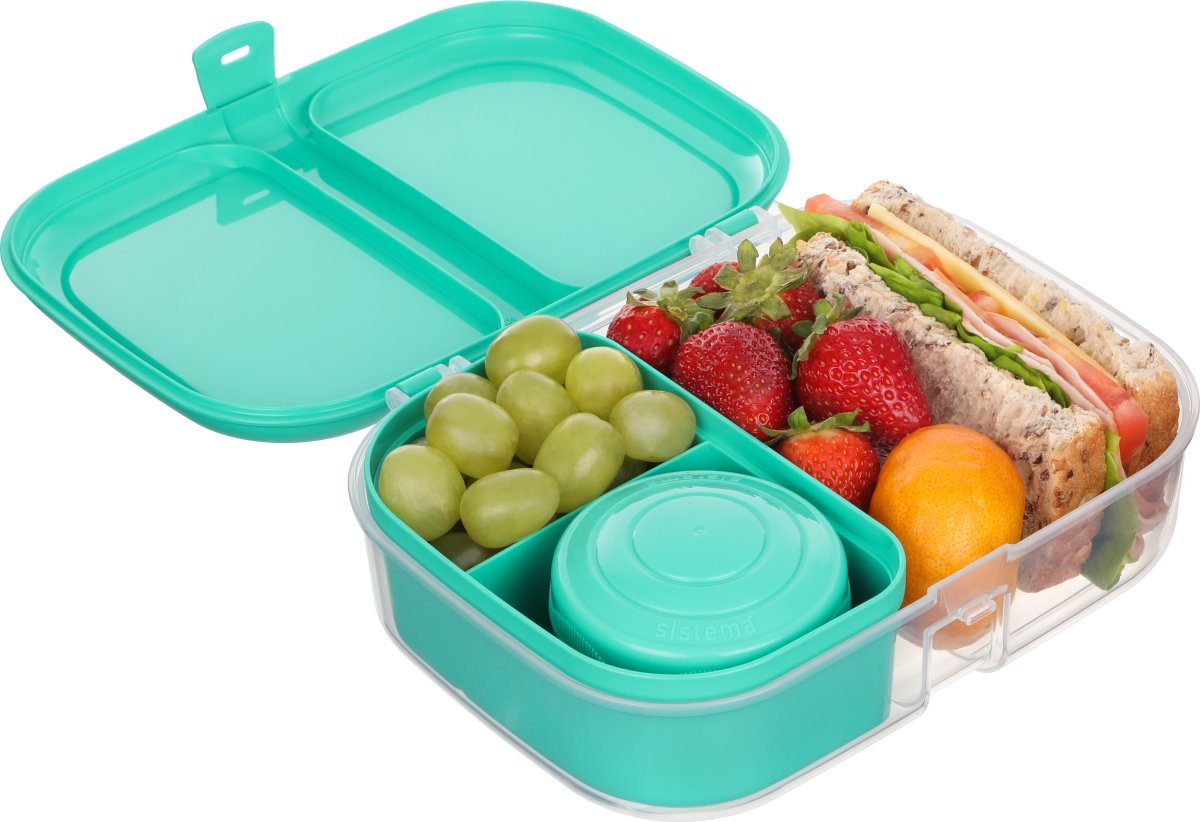 Sistema Ribbon Lunch To Go madkasse, 1,1L, teal