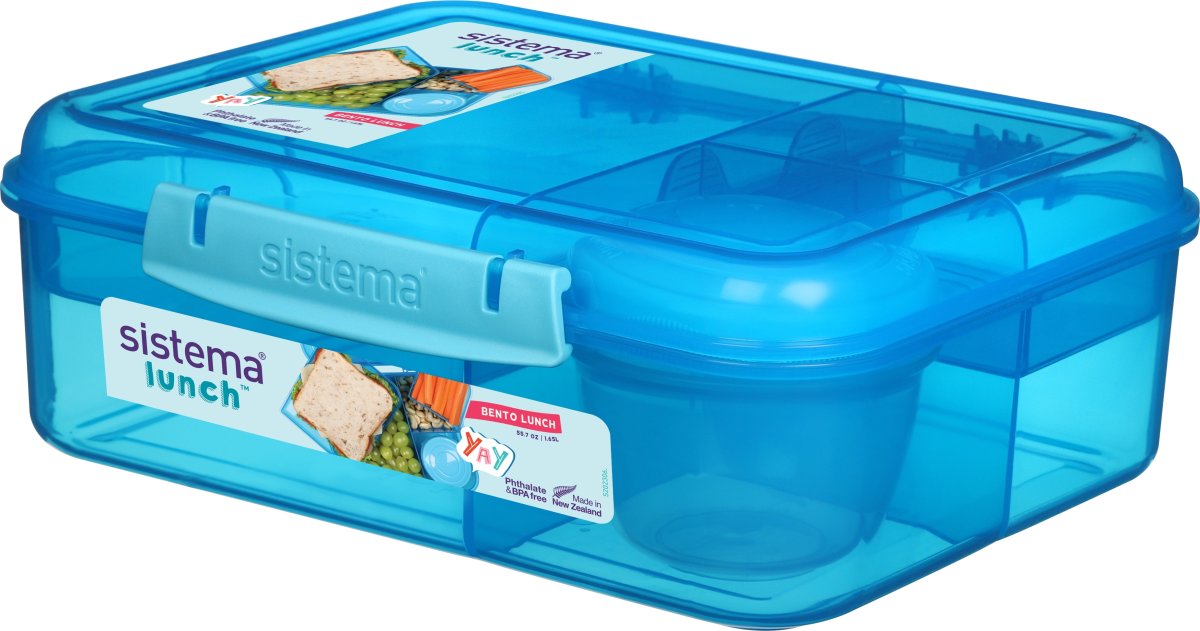 Sistema Bento Lunch madkasse, 1,65L, blå