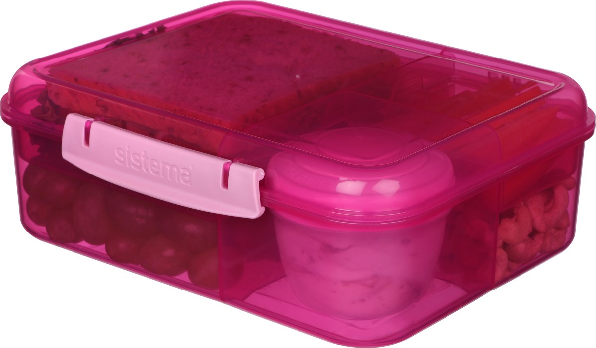 Sistema Bento Lunch madkasse, 1,65L, pink