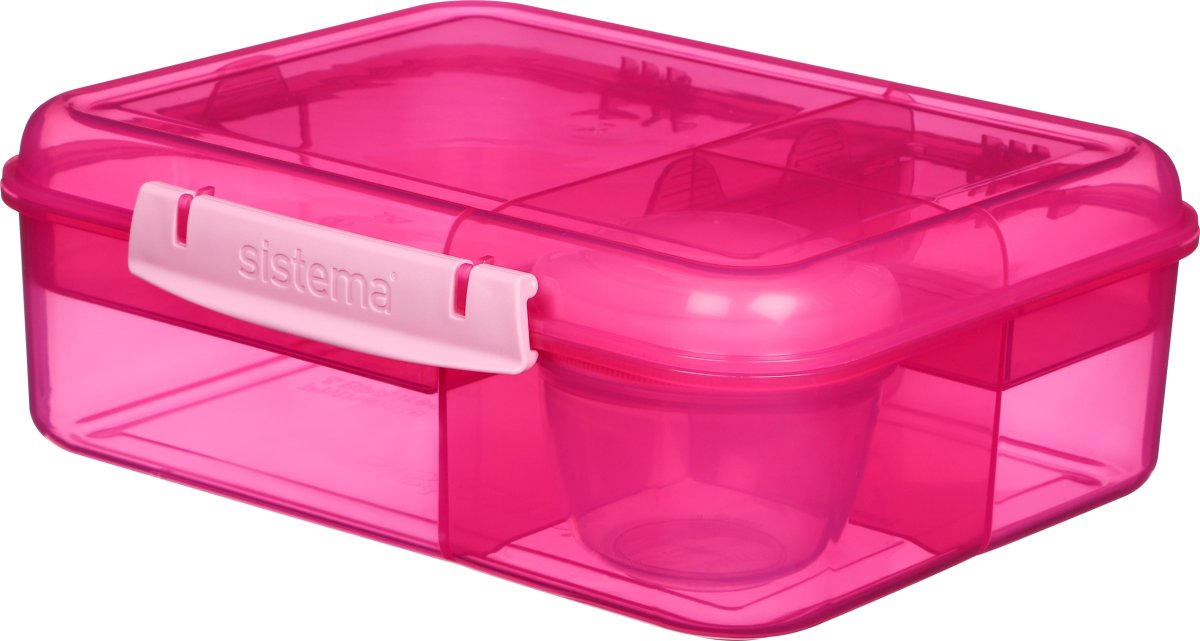 Sistema Bento Lunch madkasse, 1,65L, pink