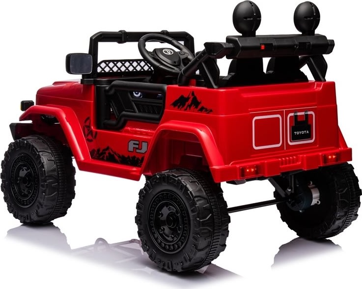 Elbil Toyota FJ Cruiser børnebil, 4x12V, rød