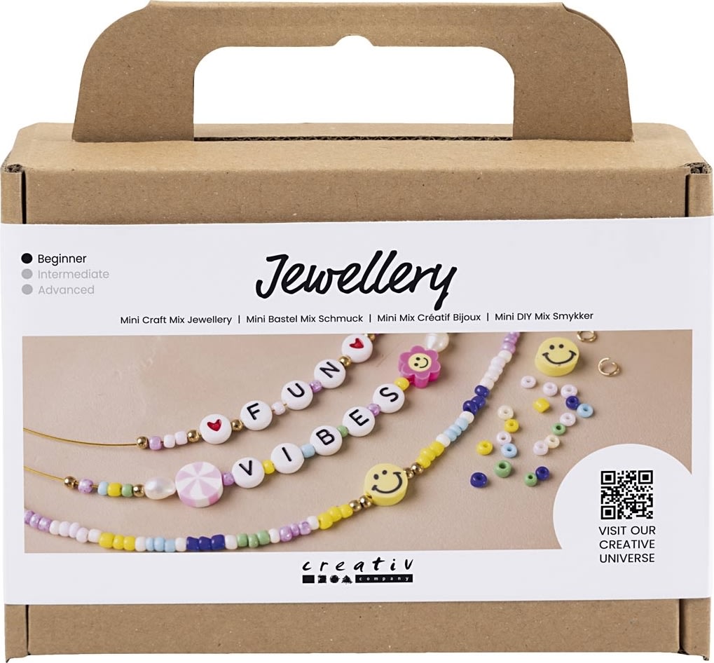 Mini DIY Kit Smykker, farverige halskæder