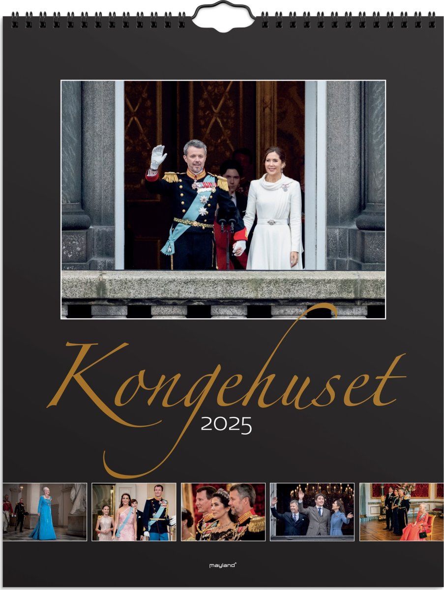 Mayland 2025 Vægkalender, kongehuset