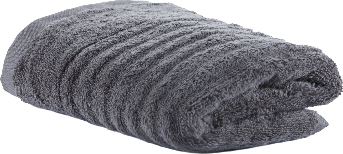 Bahne Wave håndklæde, blød brun, 50x100 cm