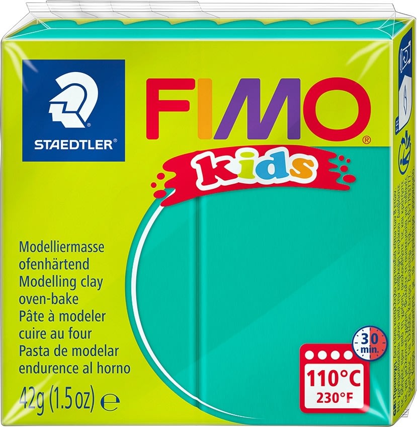 Fimo Kids Ler | 42g | Grøn