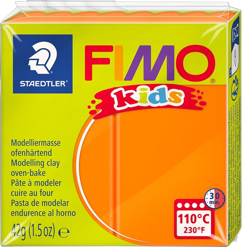 Fimo Kids Ler | 42g | Orange