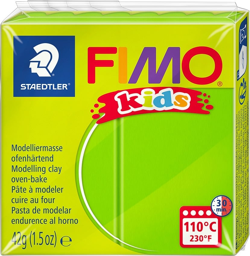 Fimo Kids Ler | 42g | Lysegrøn