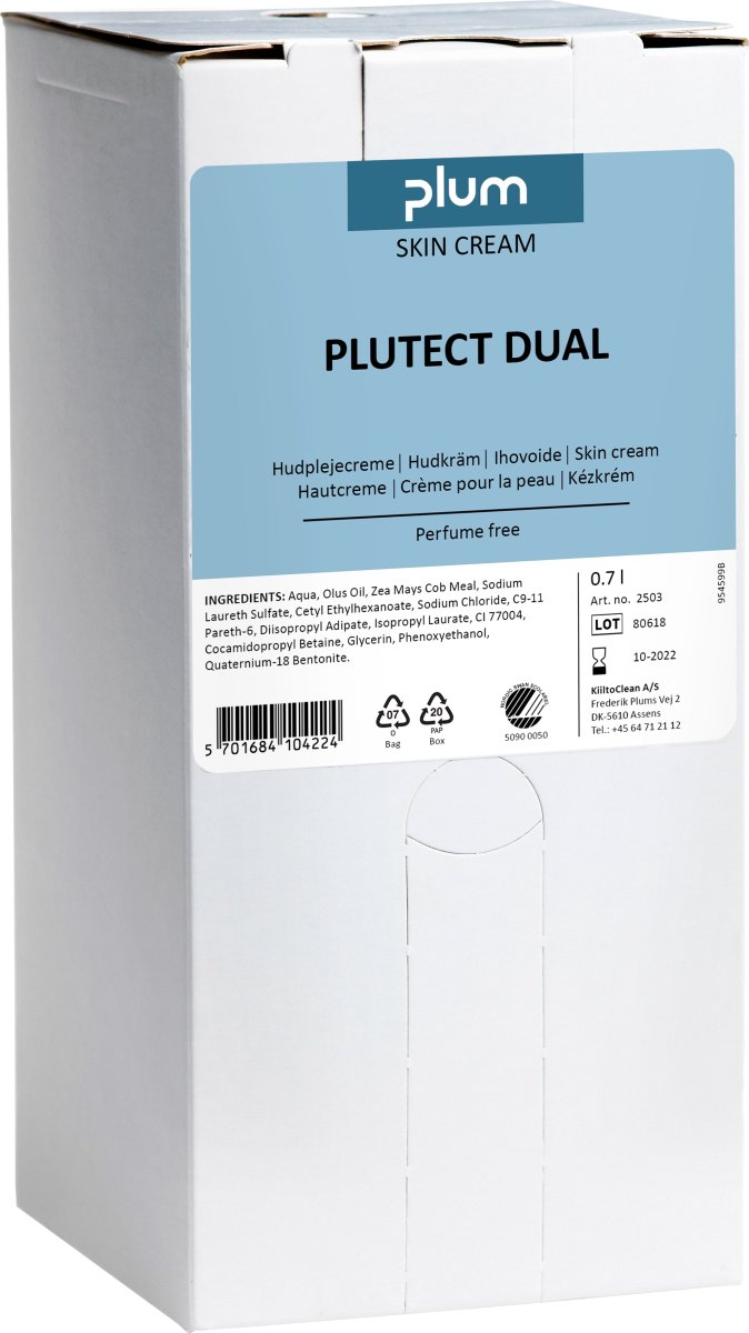 MultiPlum Plutec Dual Hudplejecreme, 700 ml