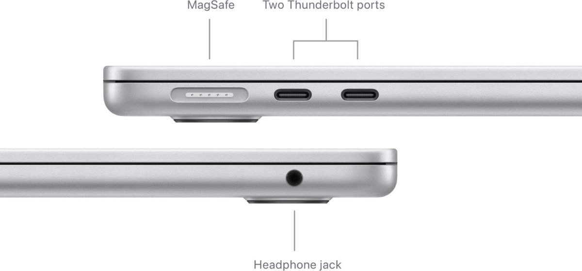Apple MacBook Air 2024 M3 13", 256GB, sølv