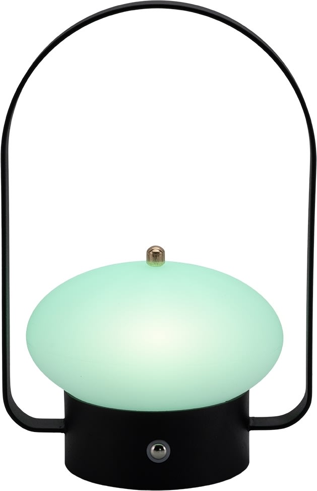 Securit® LED bordlampe Barcelona, sort/hvid