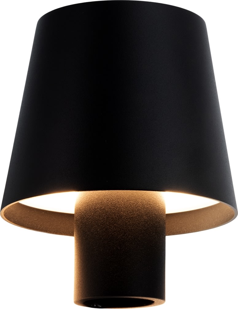 Securit® LED bordlampe Paris til flaske, sort
