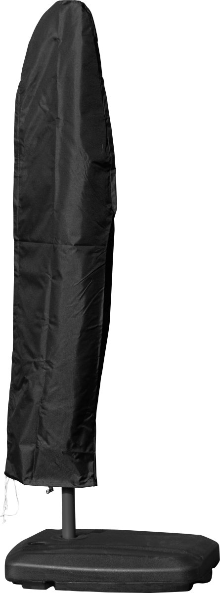 Hængeparasol Ø3m inkl. fod og overtræk, beige