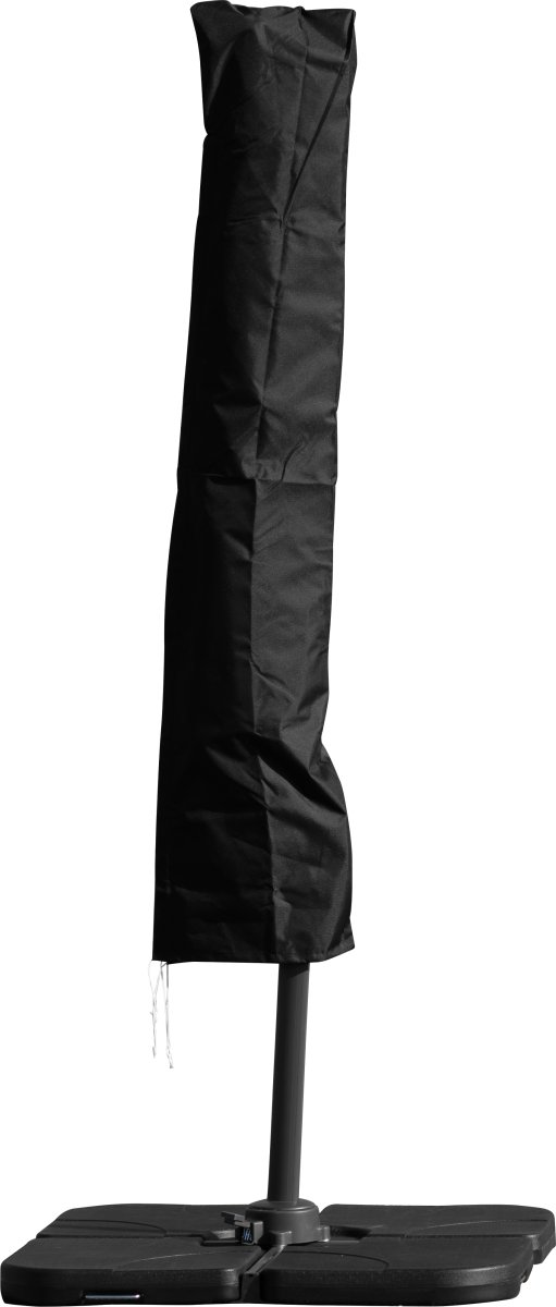 Hængeparasol Ø3m inkl. fod og overtræk, beige