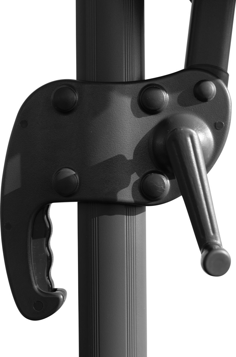 Hængeparasol Ø3m inkl. fod og overtræk, beige