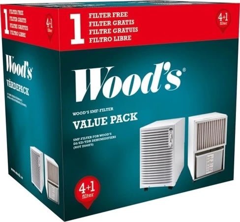 Wood's 8012804 SMF-filter, 5-pak