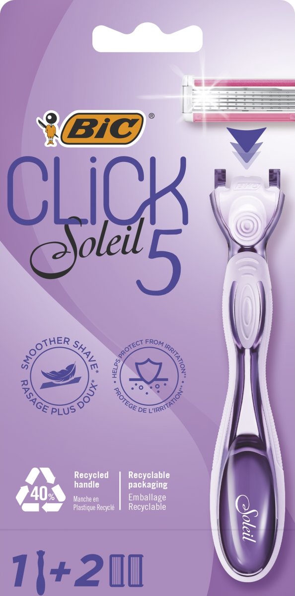 BiC Click Soleil 5 Barberblade, 4 refills