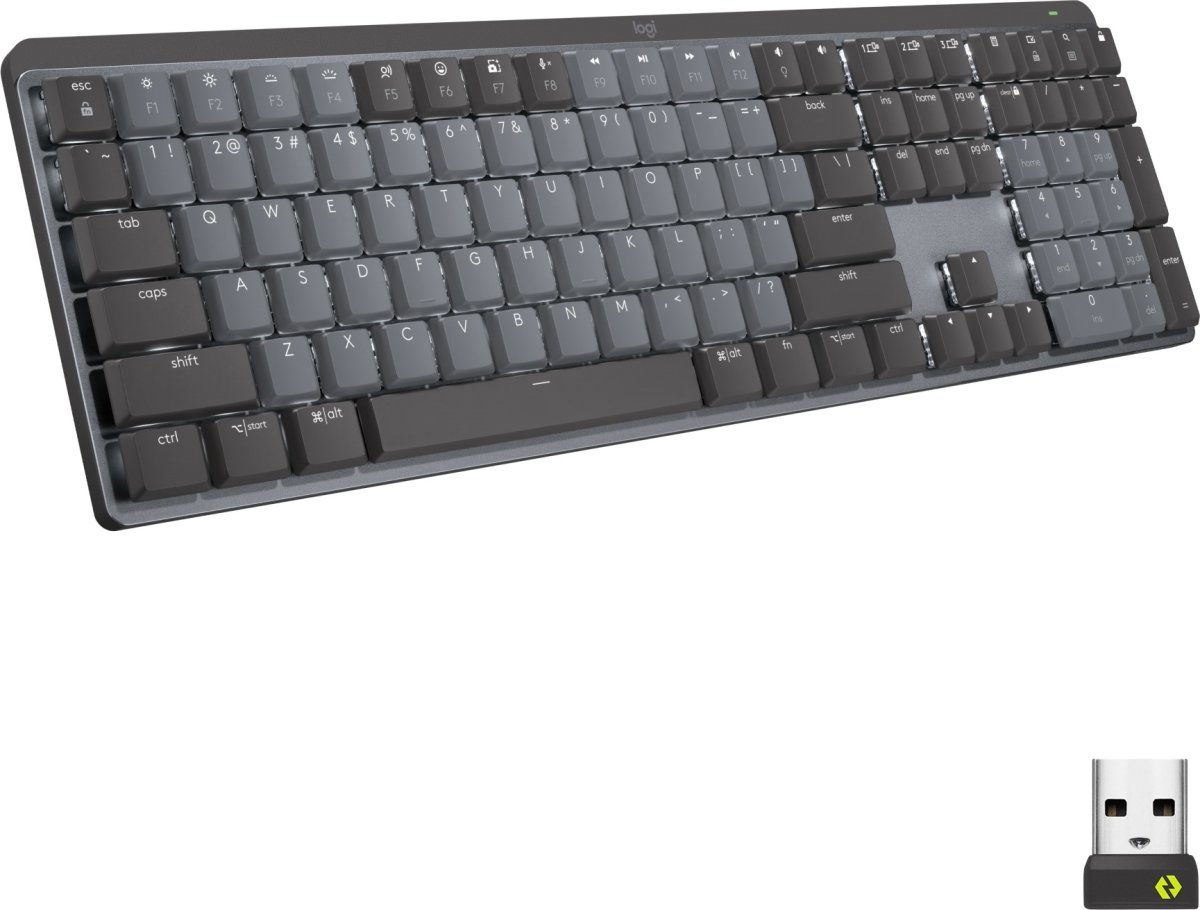 Logitech MX Mechanical Trådløst Tastatur, nordisk