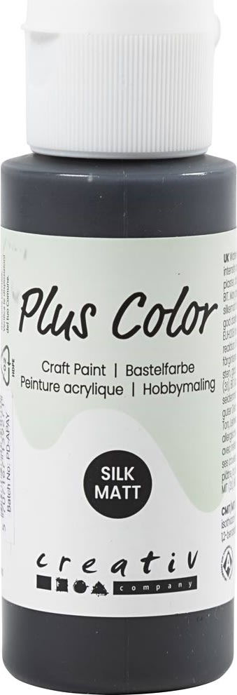 Plus Color Hobbymaling | 60 ml | Black