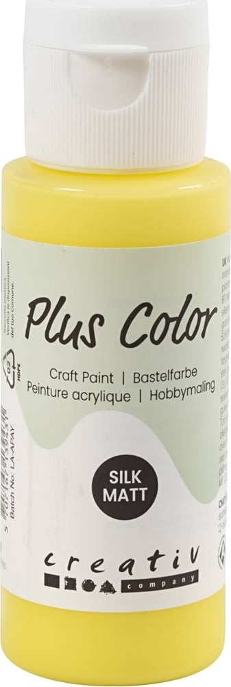 Plus Color Hobbymaling | 60 ml | Primary Yellow