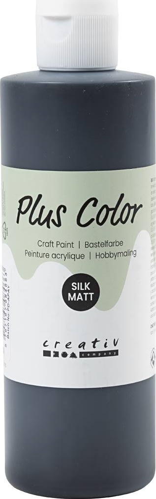 Plus Color Hobbymaling | 250 ml | Black