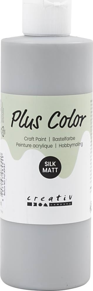 Plus Color Hobbymaling | 250 ml | Rain Grey