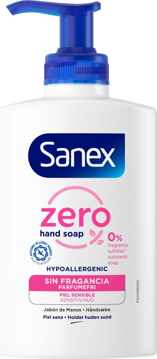 Sanex Håndsæbe | Zero% | 250 ml