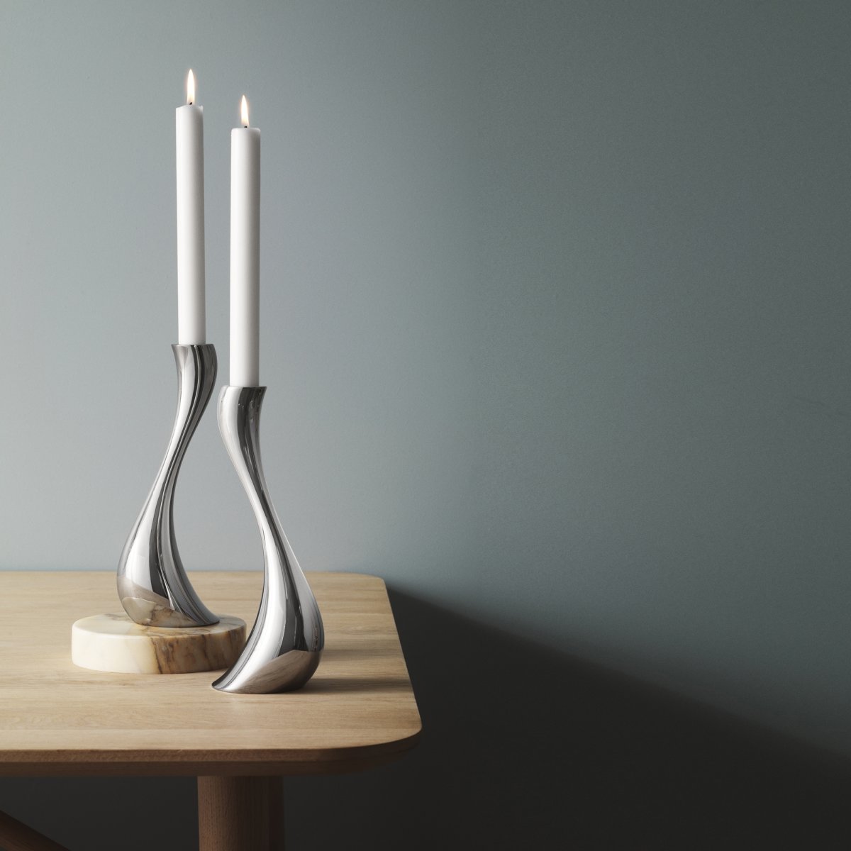 Georg Jensen Cobra Portauovo In Acciaio INOX - Set Da 2 Pezzi | Design Elegante Per Colazioni Di Classe