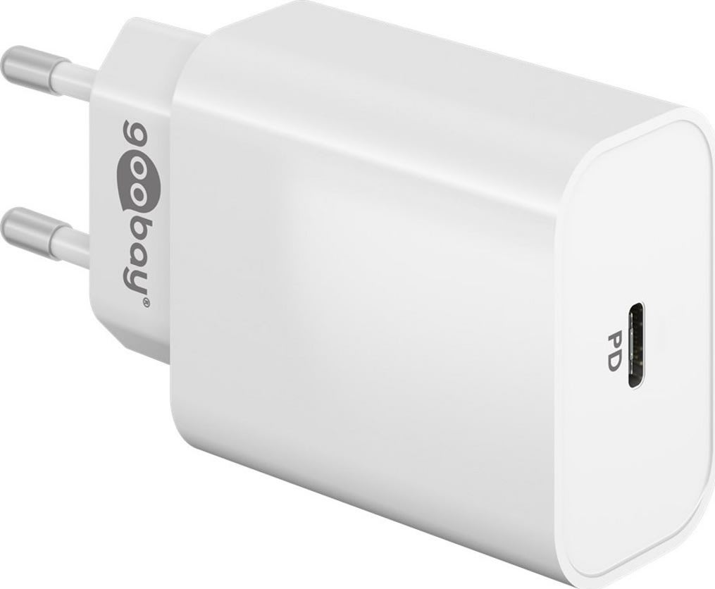 Goobay PD 45W Fast Charge USB-C Oplader, hvid