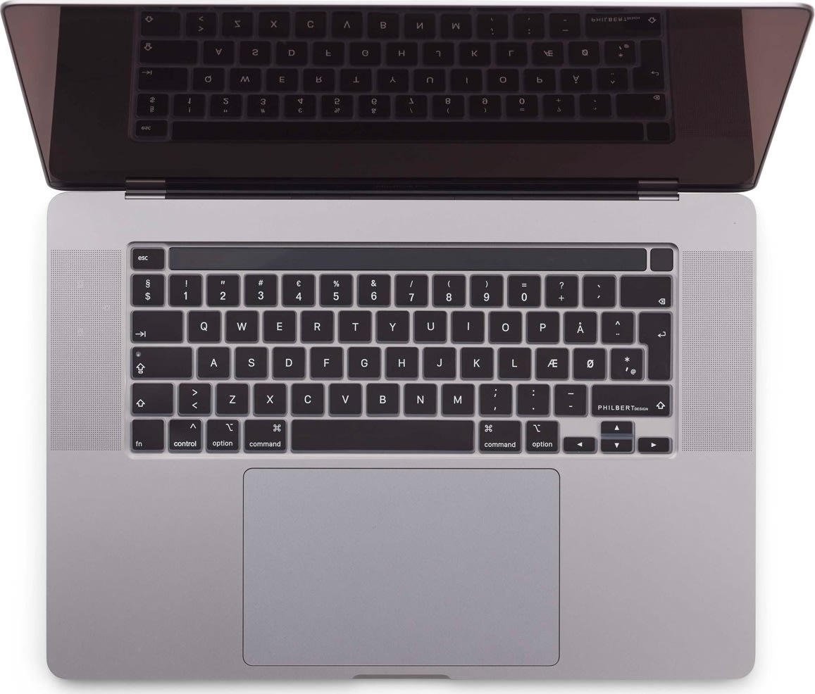 Philbert KB Cover MacBook 13-16" Pro 2022, sort