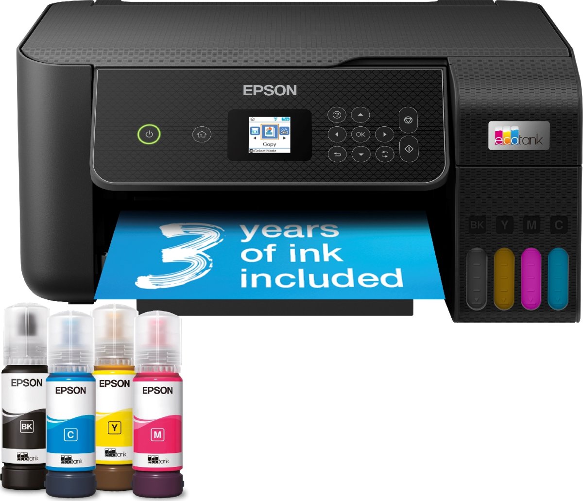 Epson EcoTank ET-2870 farve multifunktionsprinter