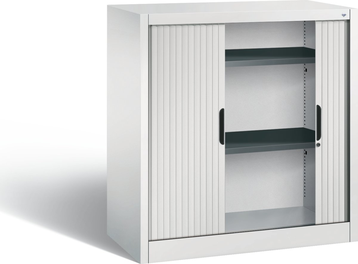 CP Omnispace arkivskab 2 hylder, 1000x1030 mm,grå