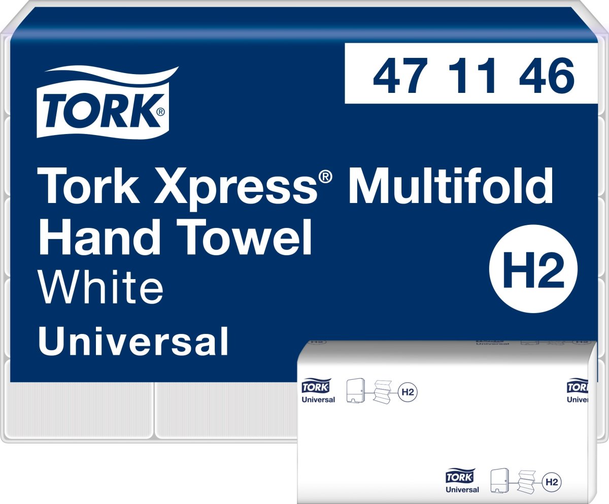 Tork H2 Xpress Universal Håndklædeark 3-fold 20 pk
