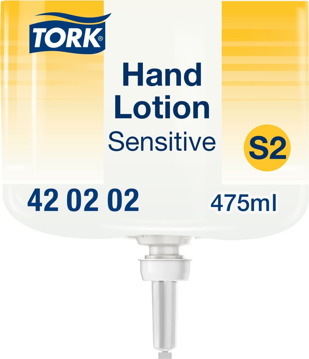 Tork S2 Lotion, Hånd & Krop, u/parfume, 475 ml