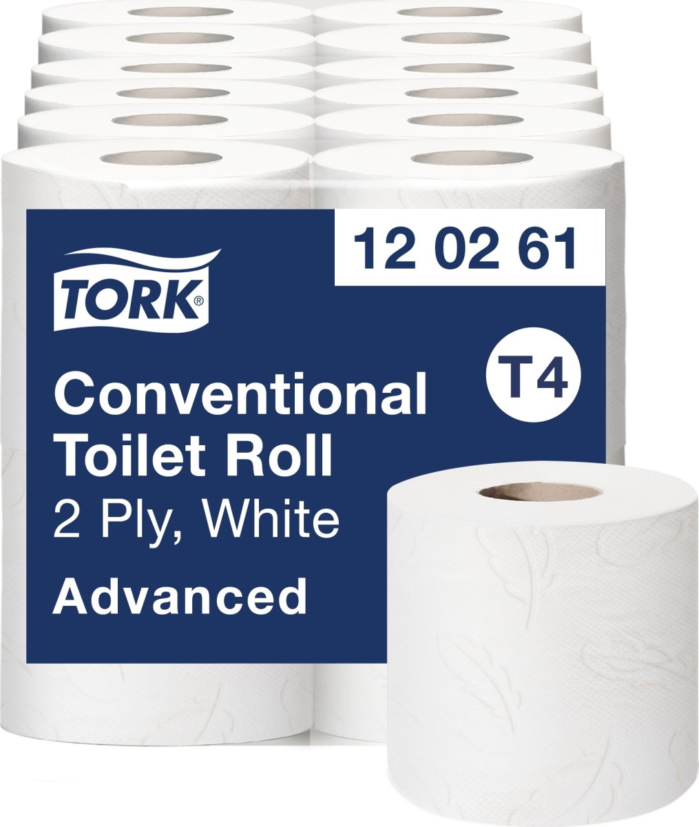 Tork T4 Advanced Toiletpapir Lang, 2-lag, 24 rl