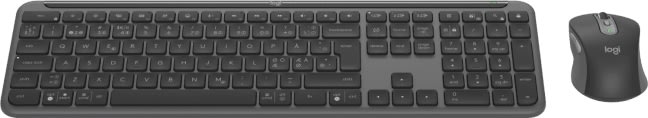 Logitech Slim Combo MK950 mus/tastatursæt, grå
